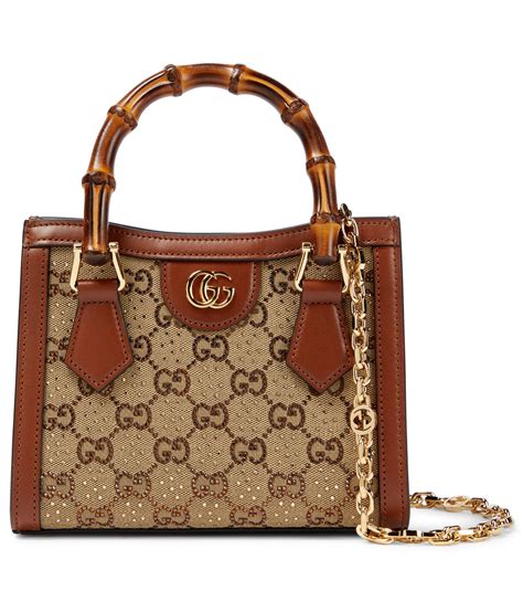 gucci diana mini gg tote bag
